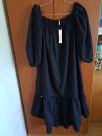 Czarna nowa sukienka plus size duży rozmiar 50/52