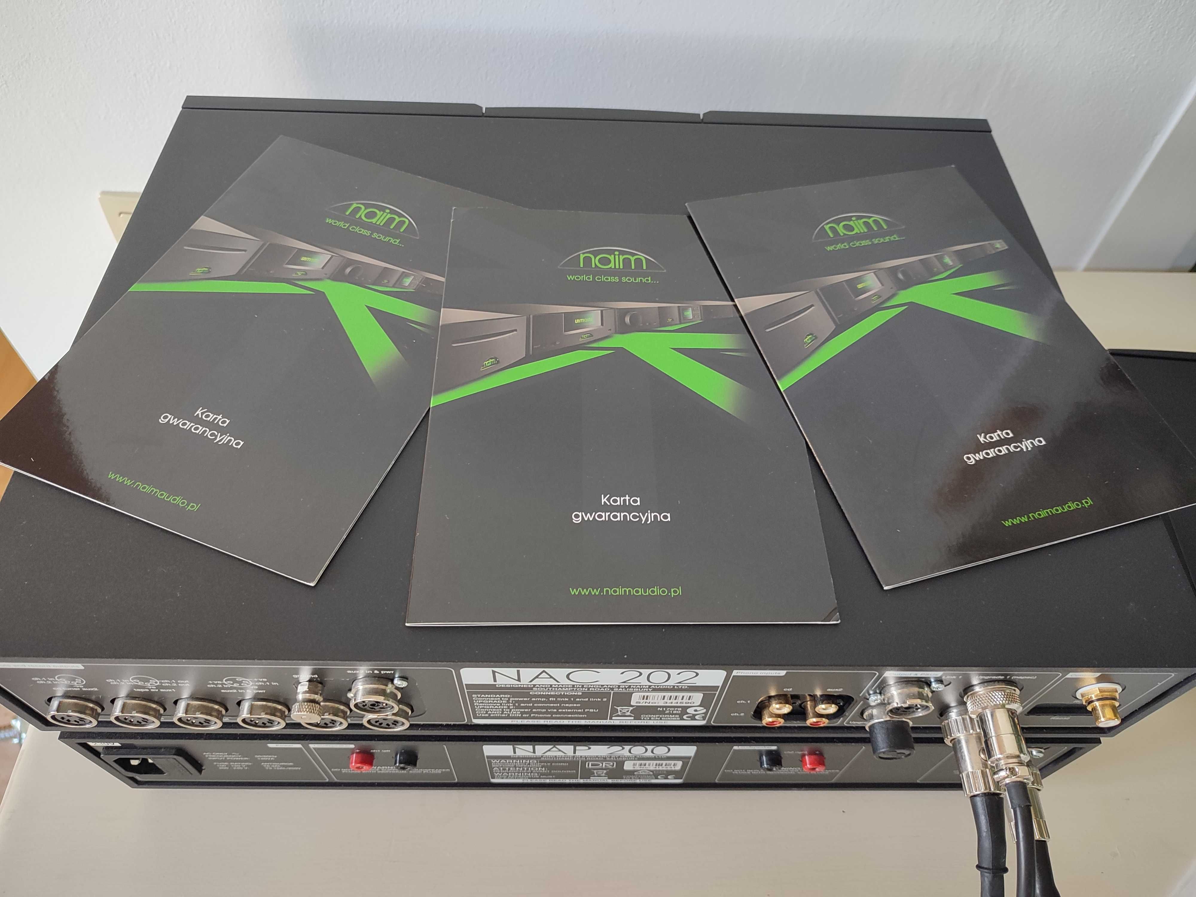 Naim zestaw dzielony NAC 202 NAP 200DR NAPSC