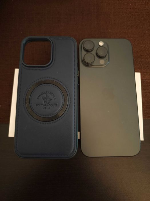 iPhone 16 Pro Max Black Titanium 256GB com fatura e extras