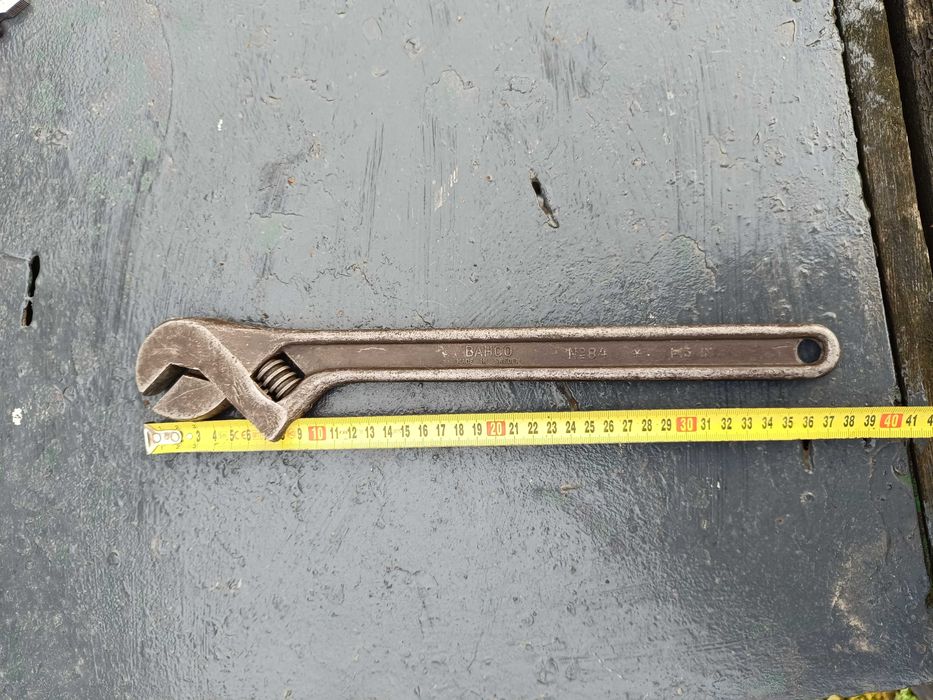 Duży klucz nastawny BAHCO Pat. No :40417 No:84 zakres 10-47 mm