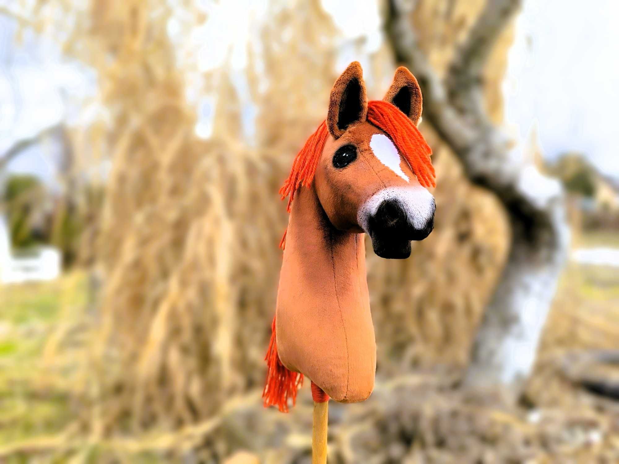• HOBBY HORSE • Kasztanek • Rudy • A3 • GRATIS Kantar + wodze