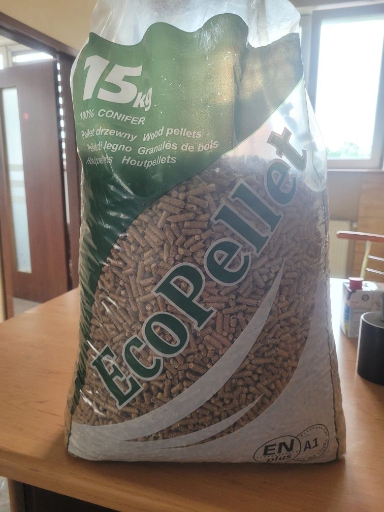 Pellet drzewny Optima A1 ENplus 6mm certyfikowany 975kg paleta