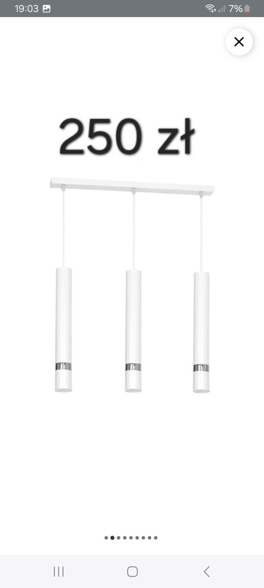 Lampy białe 2 szt