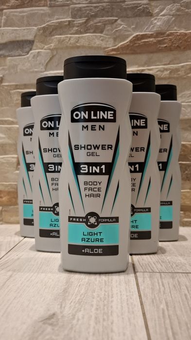 Żel  męski 3 w 1 light azure