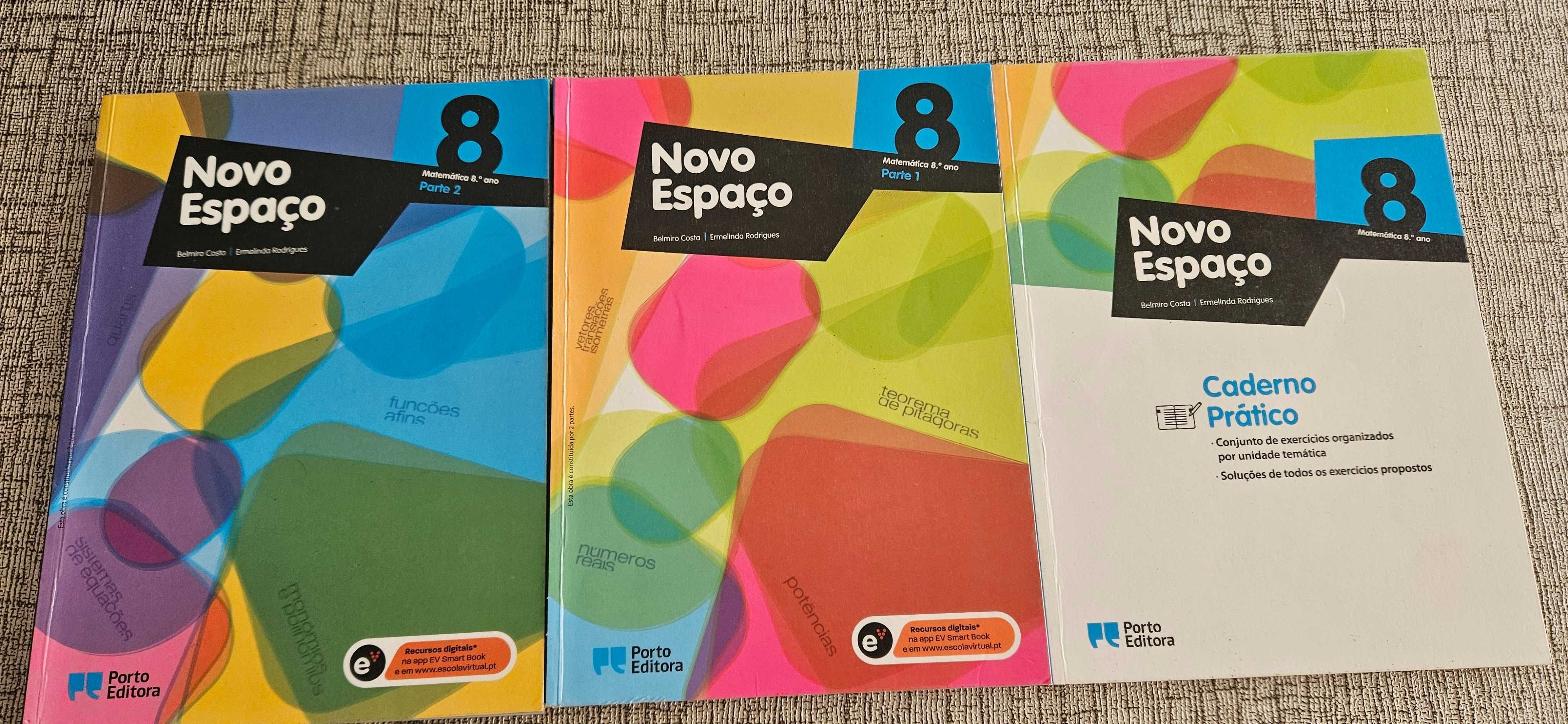 Manual e Caderno de Atividades Matemática 8.º Ano