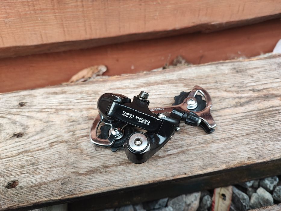 Tylna przerzutka rowerowa Shimano Deore LX M567 8s Retro MTB