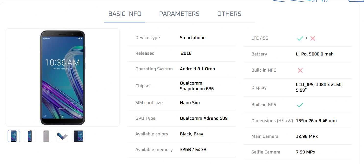 Смартфон Asus ZenFone Max Pro M1 3/32GB DualSim Black