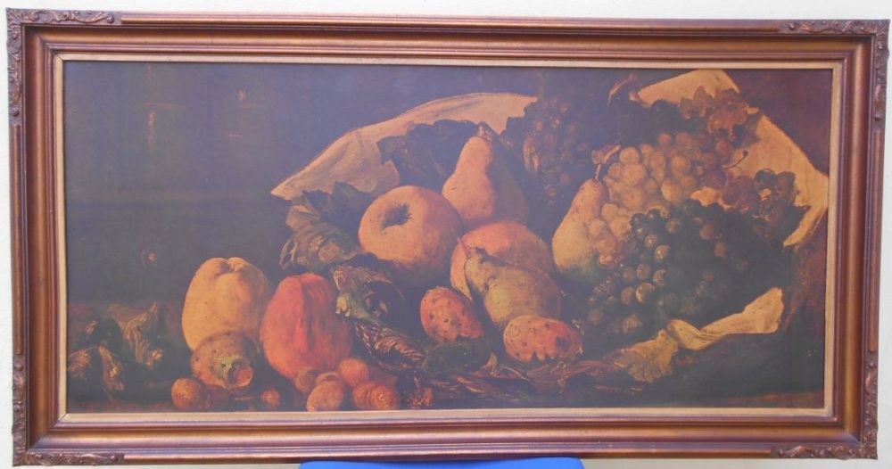 Quadro Cesto de Fruta do pintor catalão Ramón Martí i Alsina (reprod.)