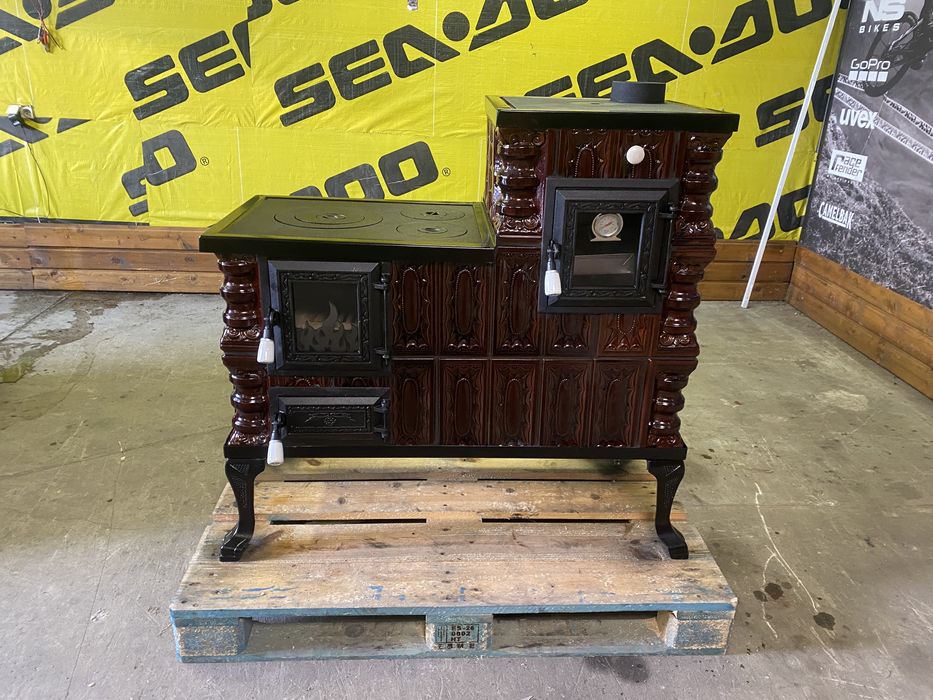 piec kuchenny kaflowy szamotowy, kuchnia kaflowa węglowa, angielka