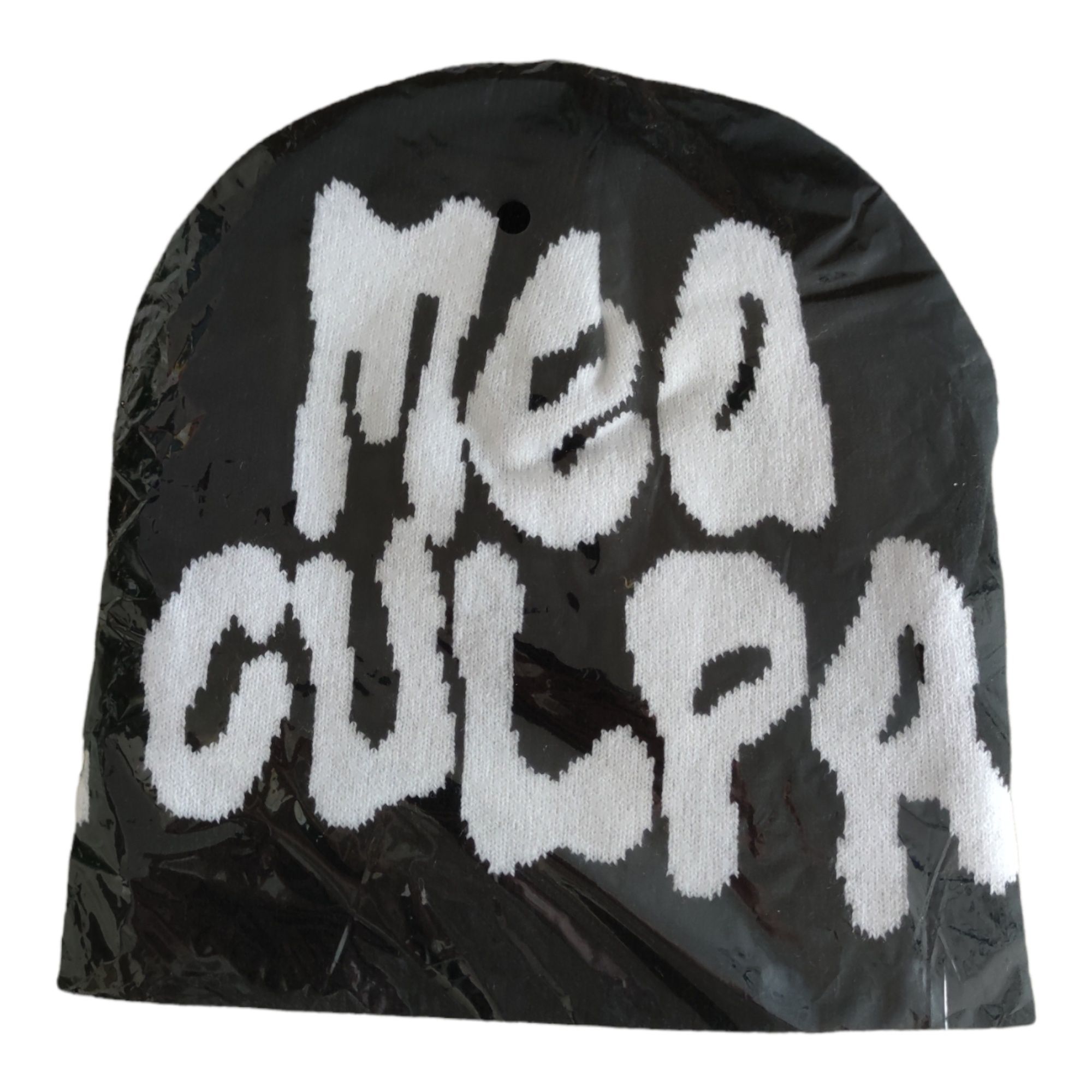 Czapka zimowa, Mea Culpa design y2k opium streetwear unisex hype drip