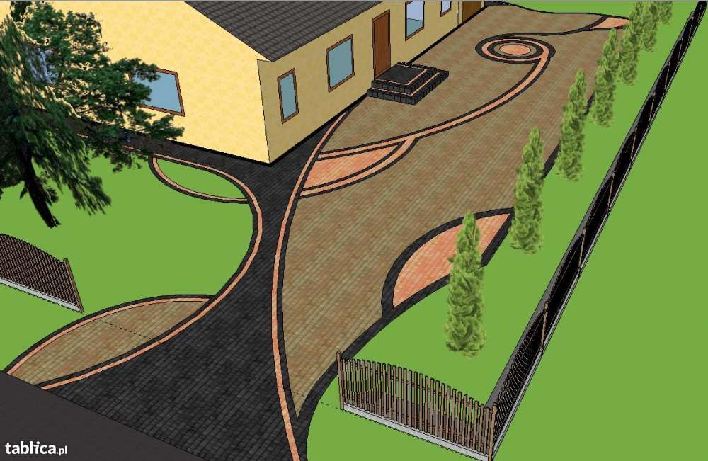 BRUKARSTWO / Układanie kostki brukowej / Projekt 3d gratis!