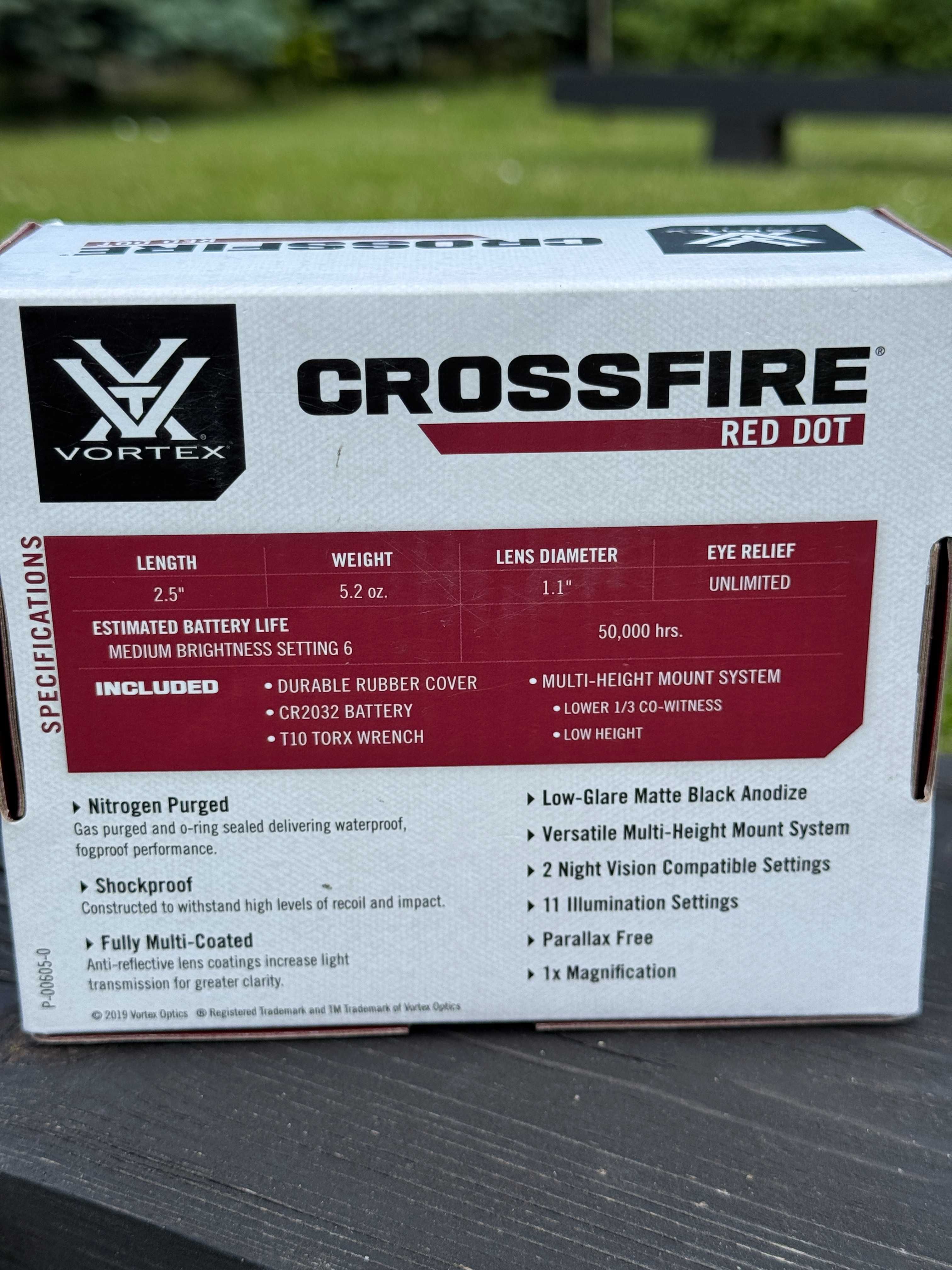 Kolimator Vortex Crossfire Red Dot