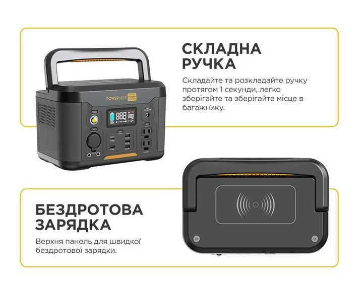 Продам зарядную станцию Powerness Hiker U500 500W (X-Boost 1000W)