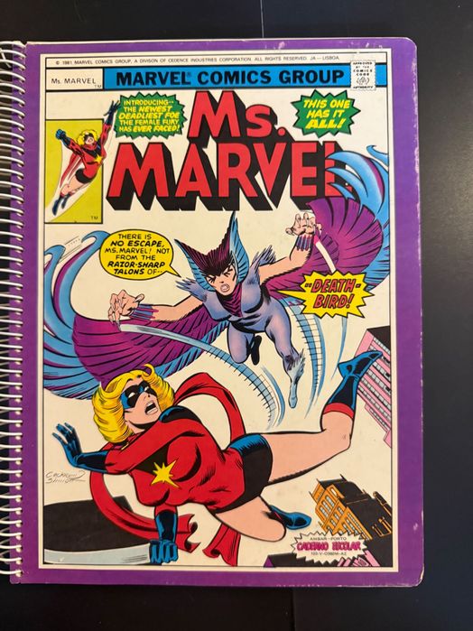 Conjunto de 4 Cadernos Ambar - Marvel Comics Group