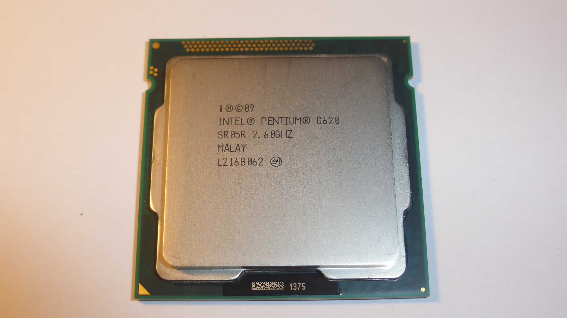 Celeron G1620, Pentium G620 (socket 1155)