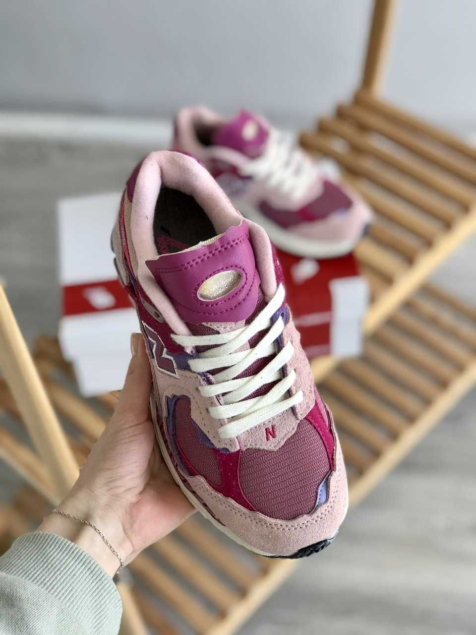 Кроссовки New Balance 2002r Pink Violet/НБ Кросівки Нью Беланс/NB