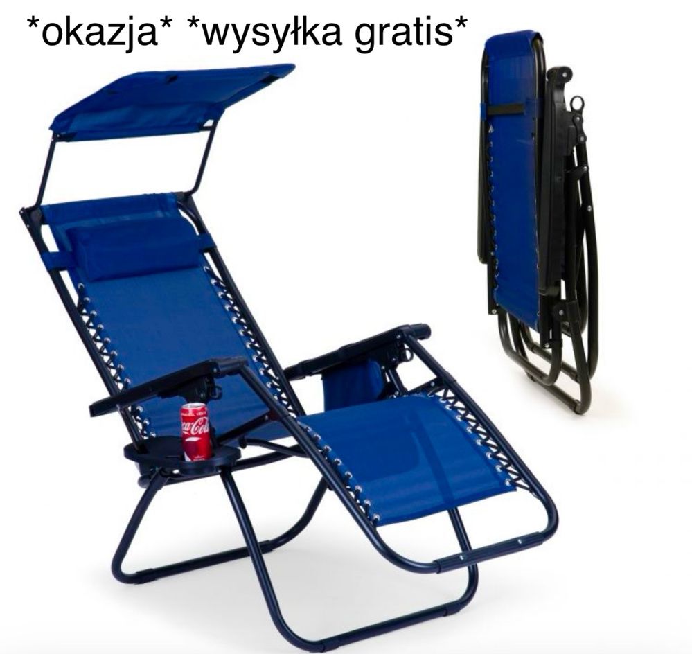 Leżak Krzesło Fotel Ogrodowy Tarasowy *wysyłka gratis* *okazja*