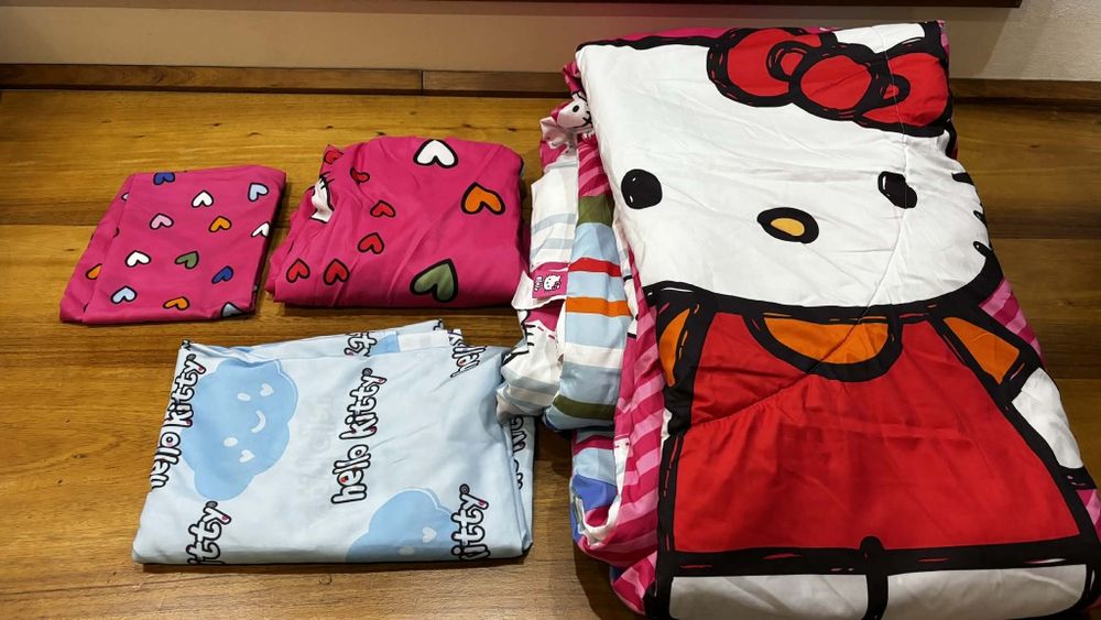 Conjunto de cama menina HELLO KITTY