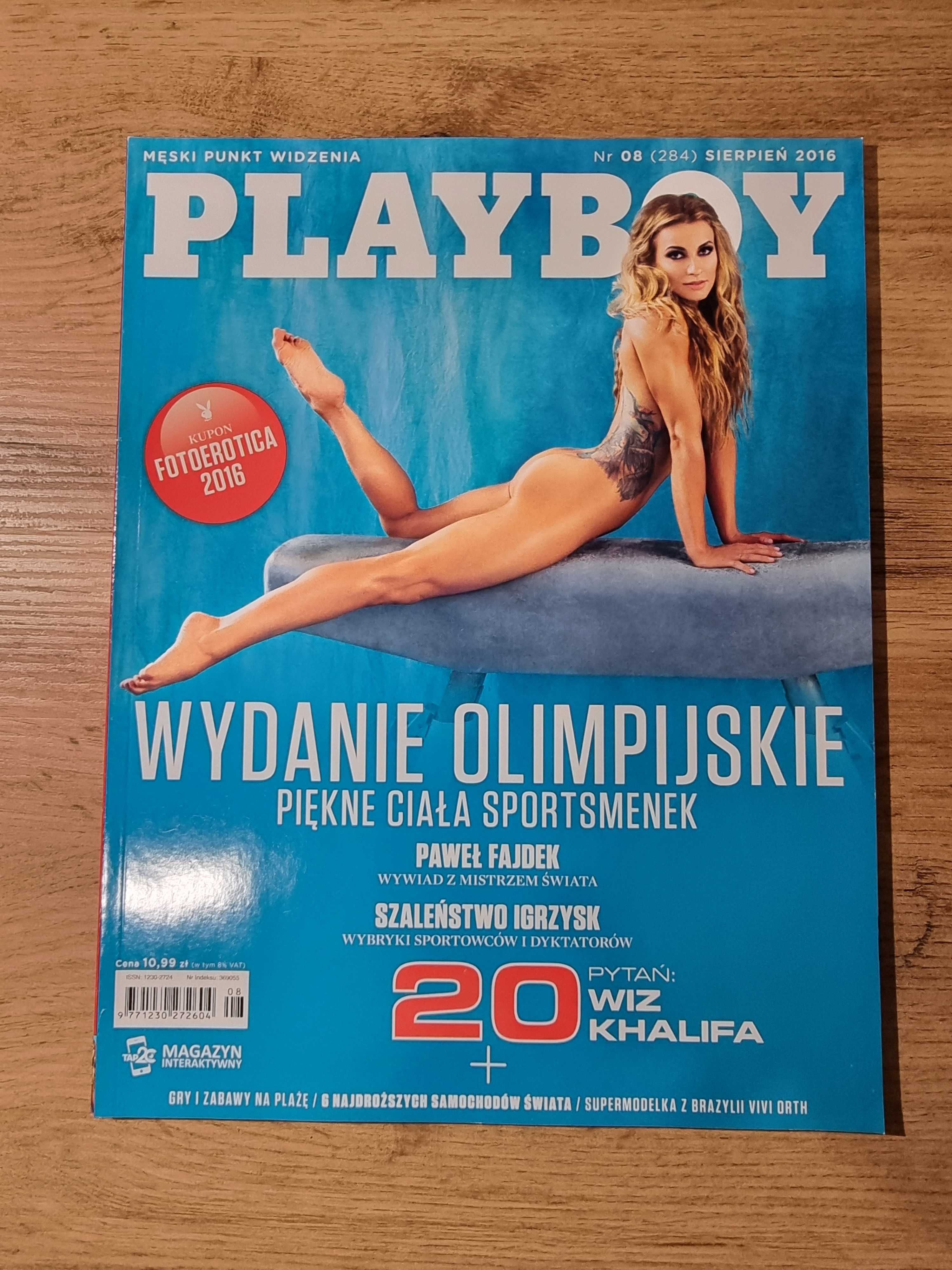 Playboy 8/2016 - Pauline Baly, Paweł Fajdek, Dilma Rousseff