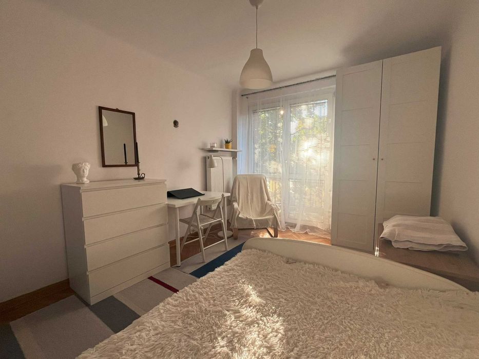 wynajmę pokój z balkonem 1 os. Metro Młynów 600 mkw BEZPOŚREDNIO