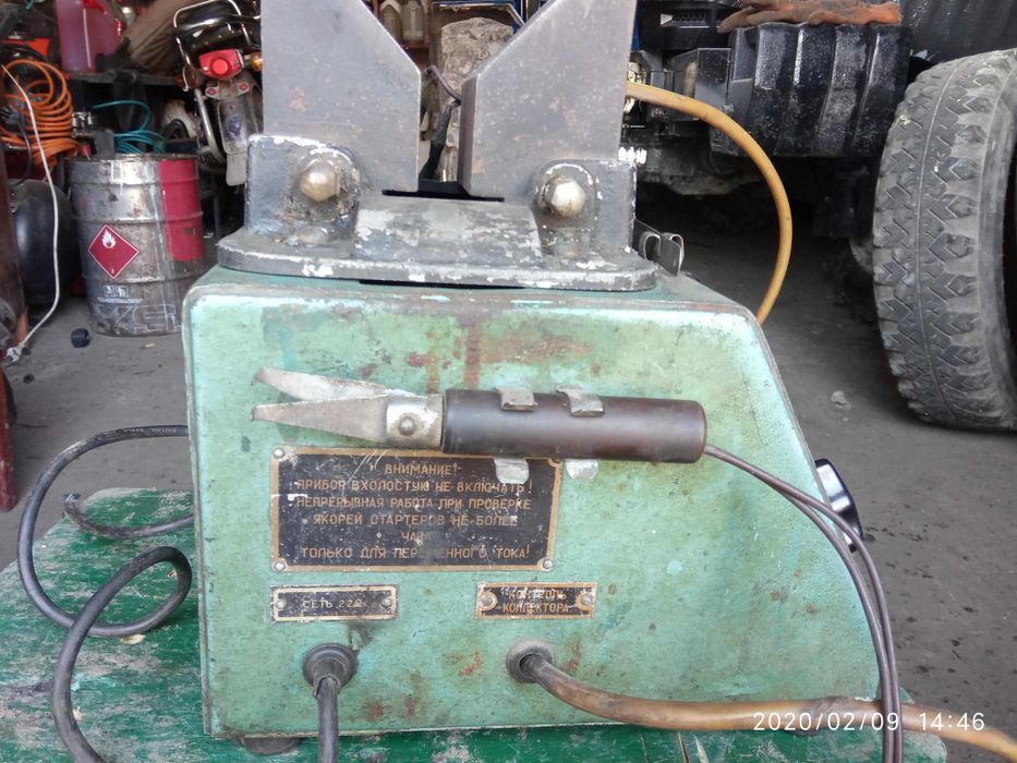 Прибор для провірки якорів