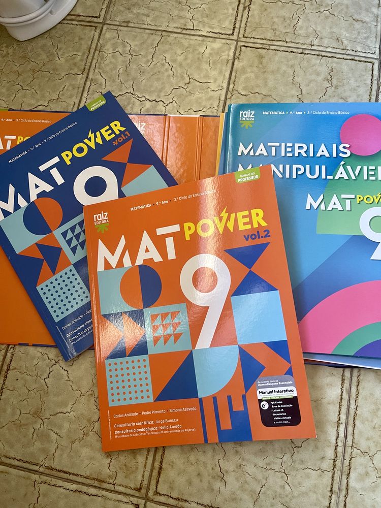 Mat Power 9: Manual do professor + Dossier