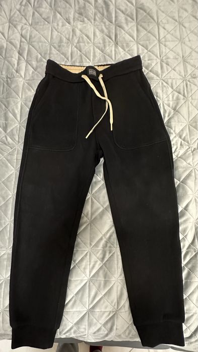 Штаны джогеры зимние на флисе S-M