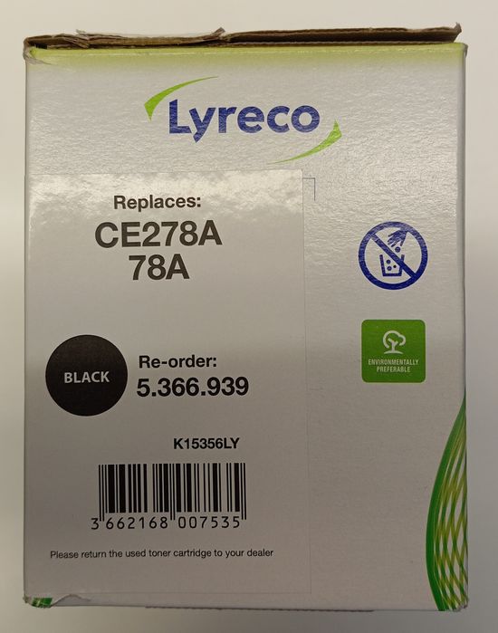 Cartridge czarny CE278A 78A