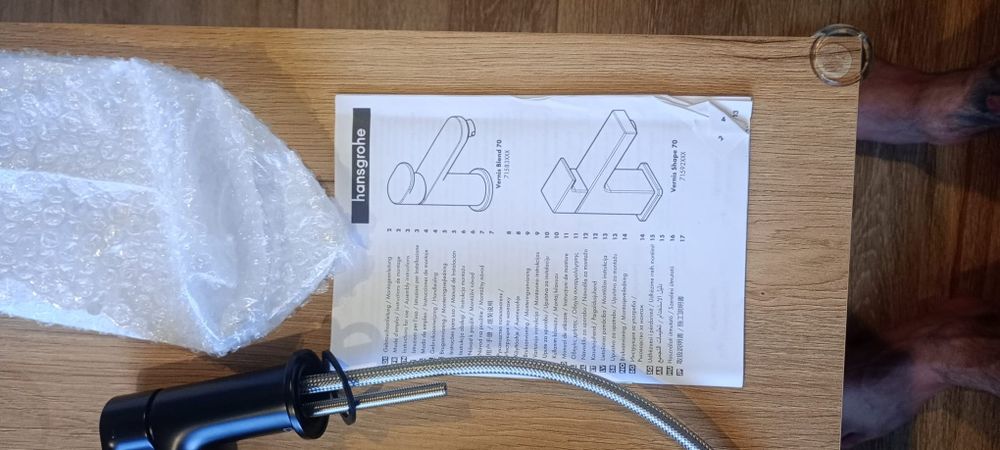 hansgrohe Vernis Blend bateria umywalkowa 70 z EcoSmart, kolor: czarny