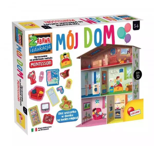 Zabawa i edukacja. Mój dom. Lisciani