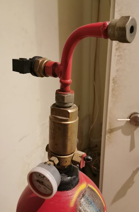 Система газового пожежогасіння вуглекіслота СО2