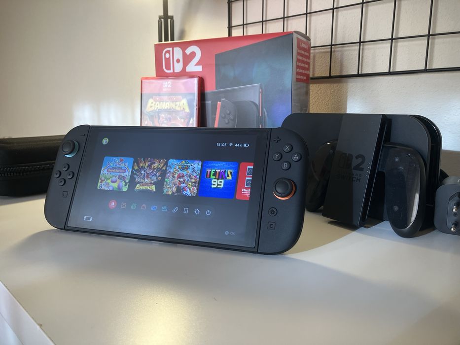 Switch 2 NOVA + Jogos + Acessórios