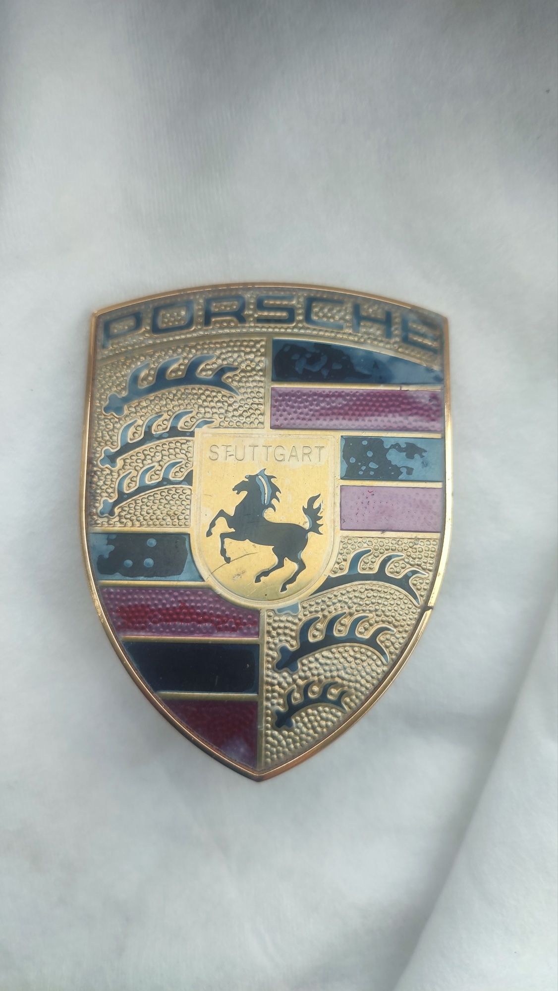 Nowy Oryginalny Emblemat Porsche 9P1.853.601