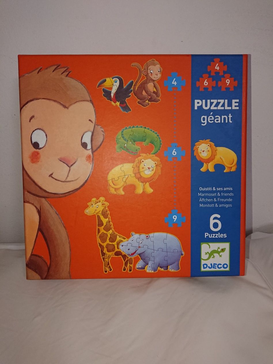 6 Puzzle DJECO 2+ anos