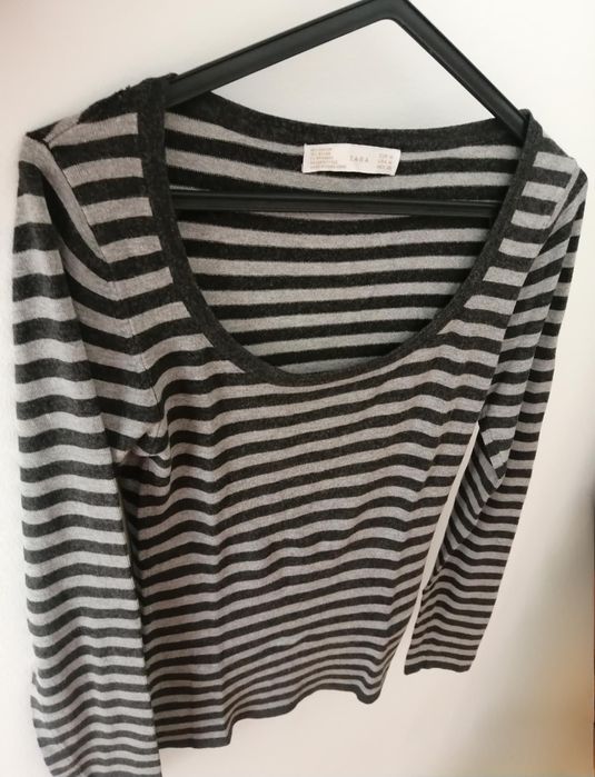 Camisola às riscas da Zara