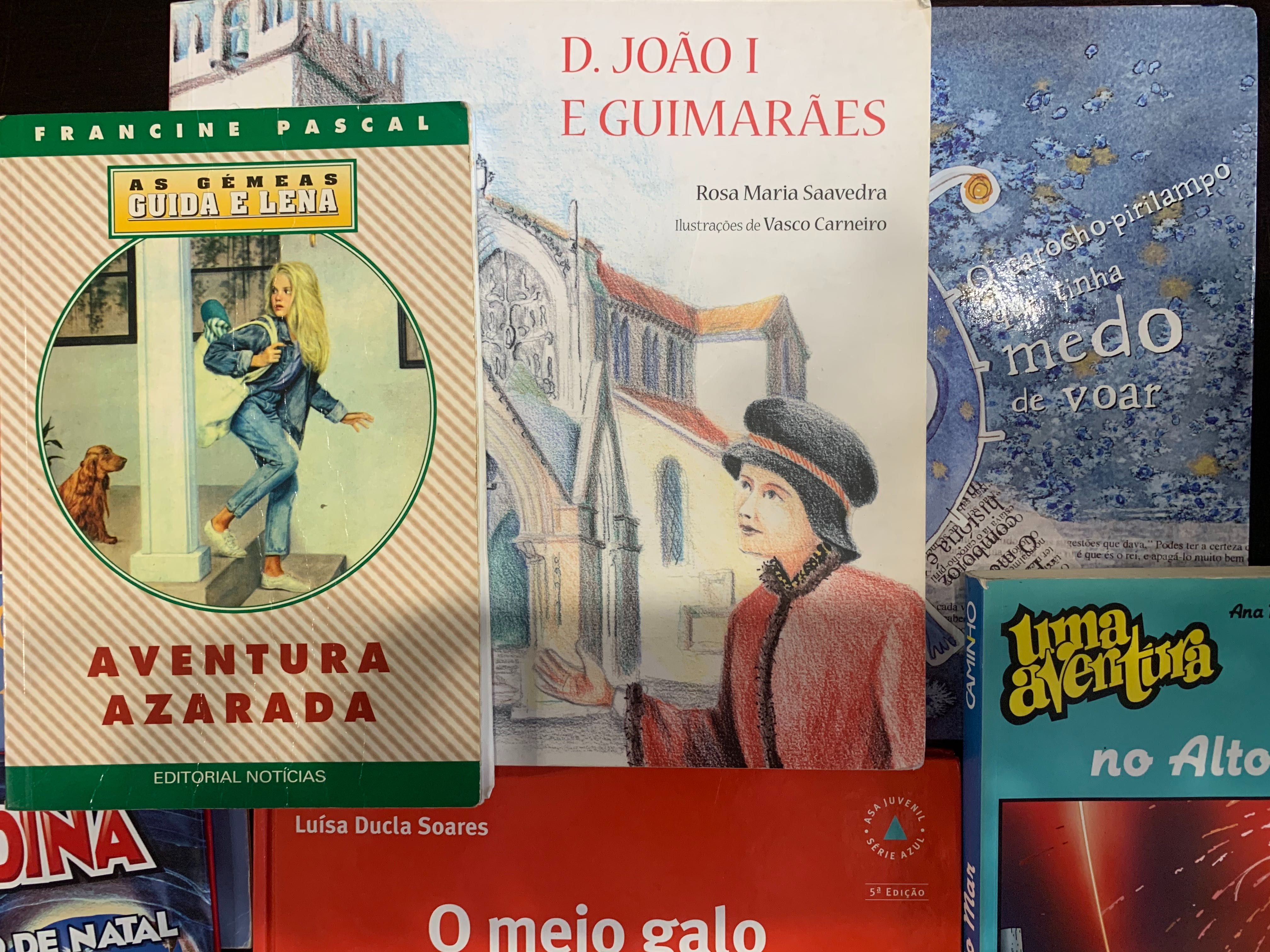 Livros de vários autores e géneros literários