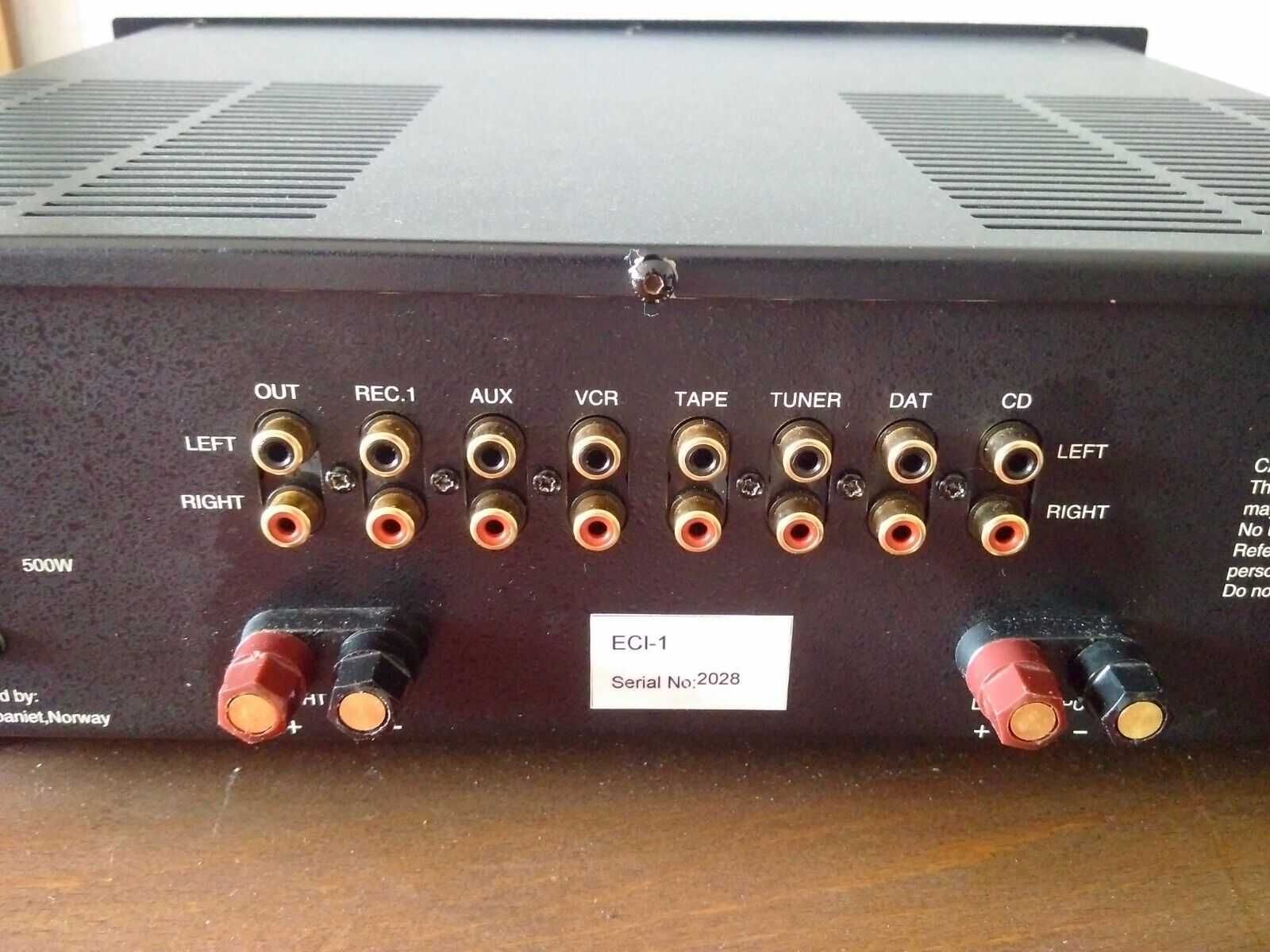 Electrocompaniet ECI 1 Dual Mono A Class Amplifier