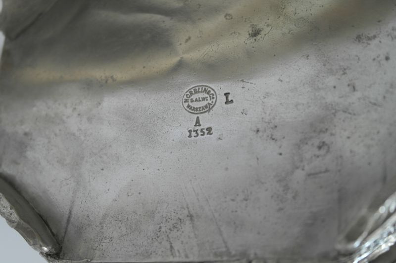 Cukiernice platerowane Norblin Fraget Warszawa