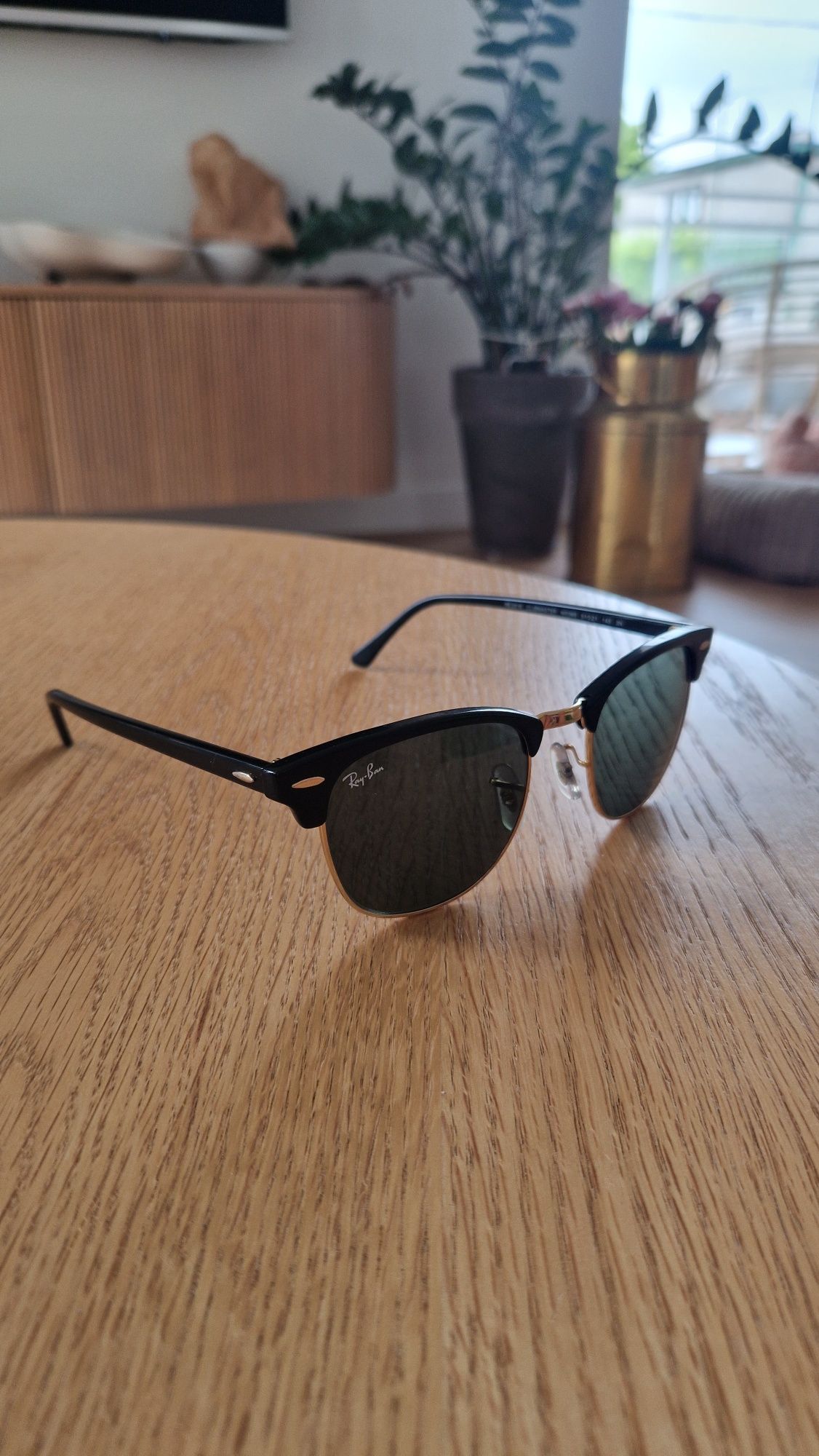 Okulary przeciwsłoneczne Ray Ban Rayban clubmaster rb3016 w0365