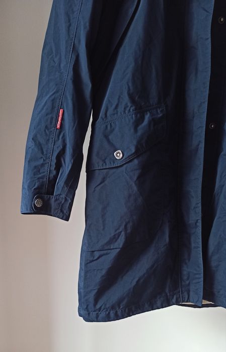 Płaszcz przeciwdeszczowy Didriksons kurtka parka waterproof granatowa