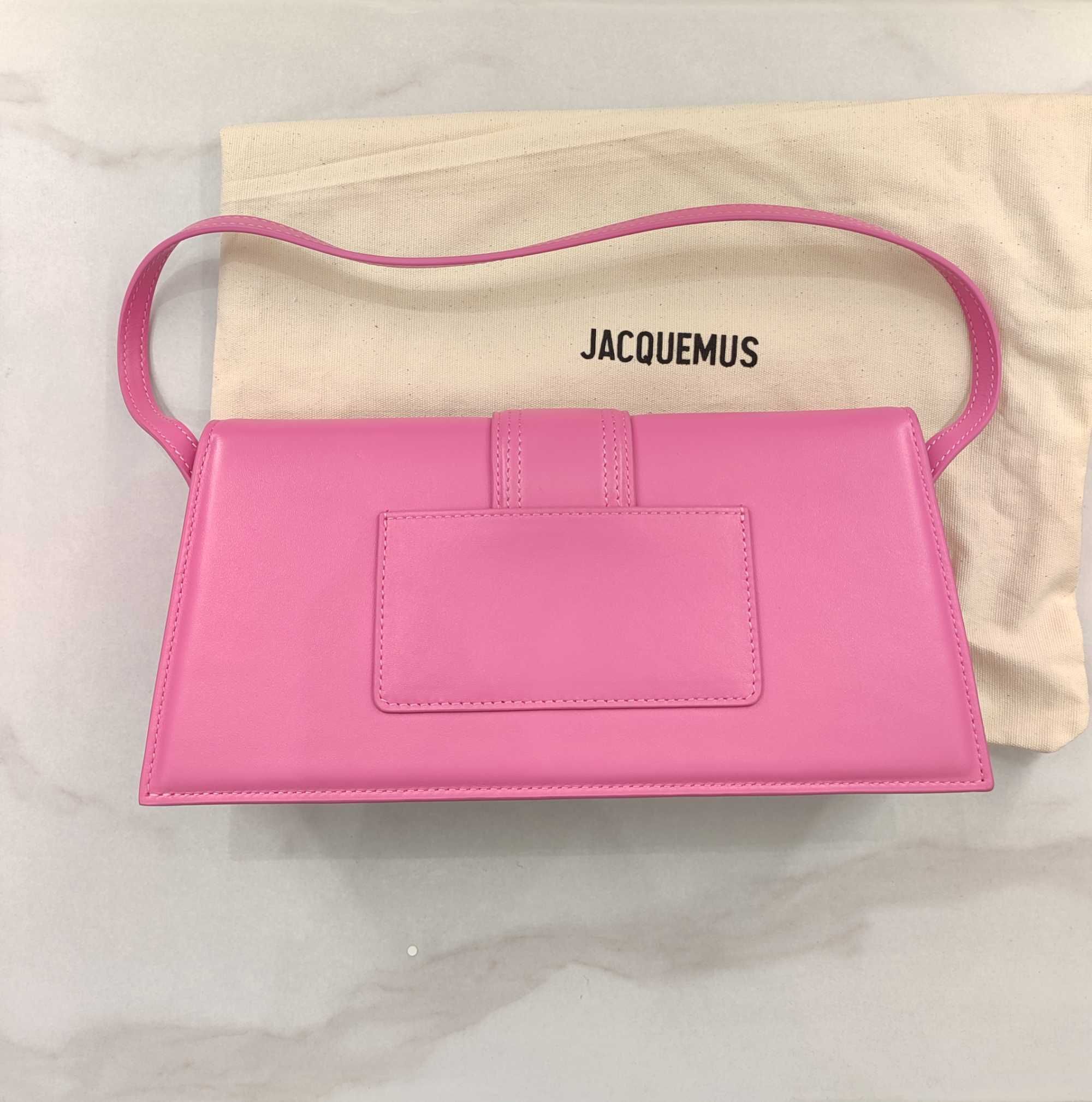 Сумка Jacquemus Le Bambino long flap bag Pink