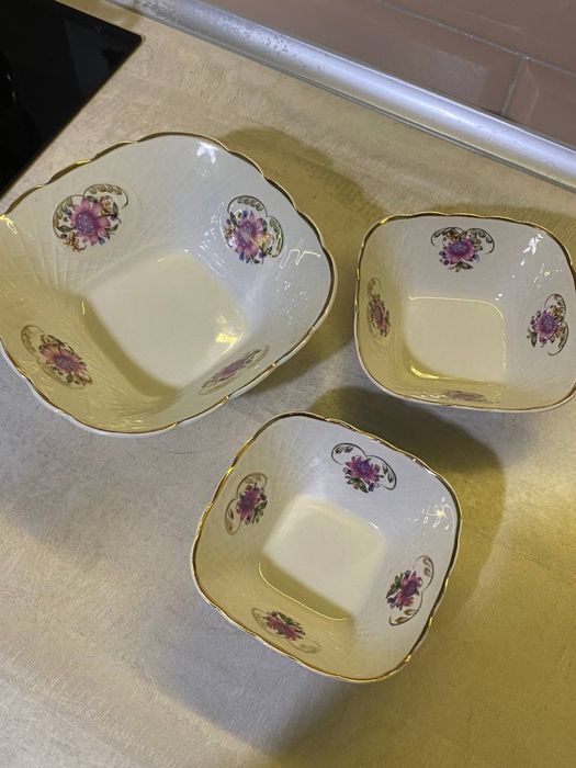 Набір салатниць, коростенський фарфор