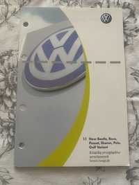 Książka serwisowa VW Bora Passat Polo Sharan