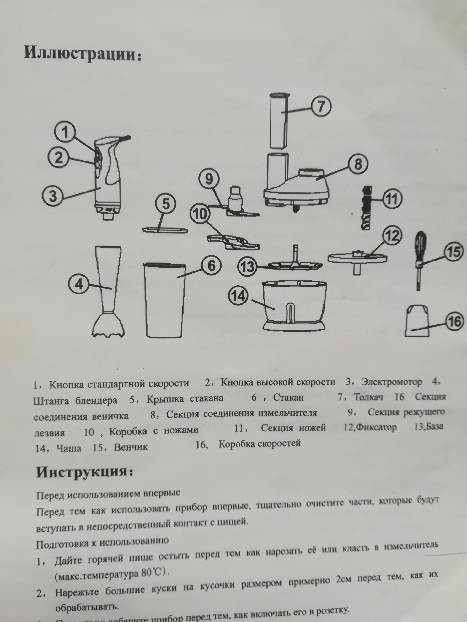 Комплектующие блендера.Новое.