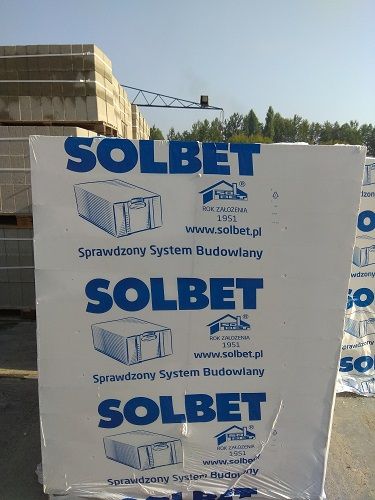 SOLBET beton komórkowy pustak bloczek gazobeton