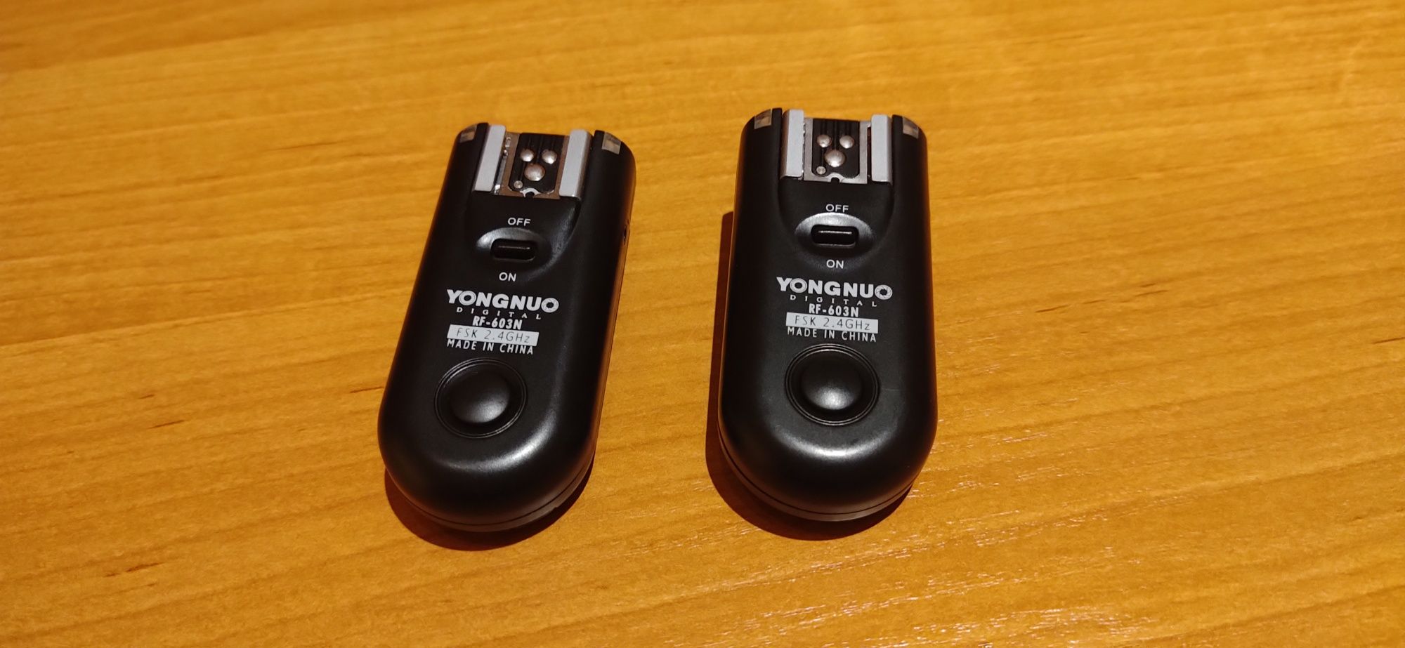Bezprzewodowy Wyzwalacz + odbiornik Yongnuo RF603N do lampy błyskowej