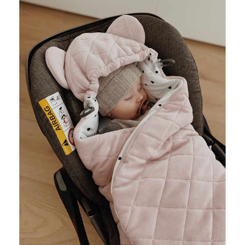 Otulacz / kocyk do fotelika Royal Baby Pink - Sleepee