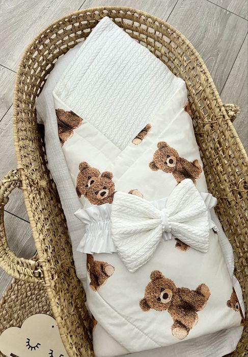 Конверт на виписку, плед