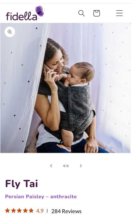 Fly Tai Mei Tai - Sling Fidella Todler