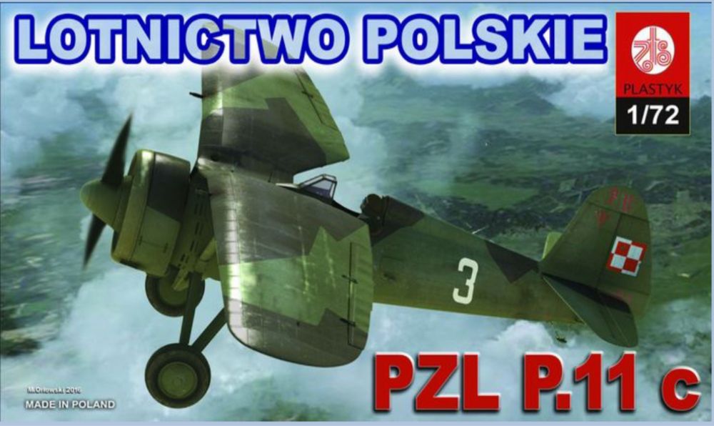 Dwa modele do sklejania samolot RWD-6 + PZL P.11c - Plastyk S066